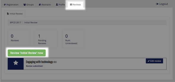 Reviewersdashboard