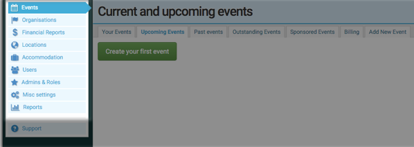 Currinda event software